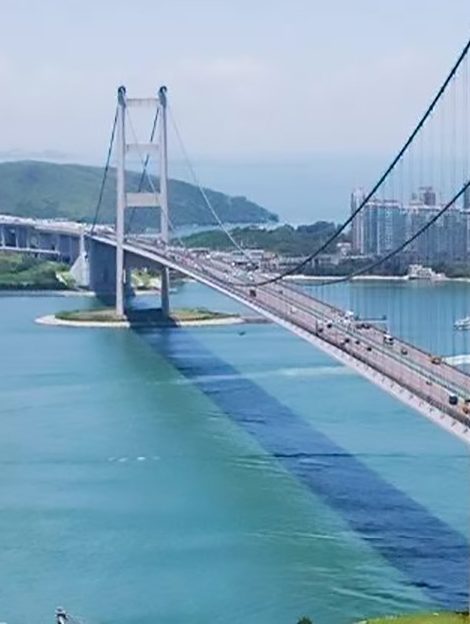 世界最長(zhǎng)行車及鐵路兩用吊橋——香港青馬大橋
